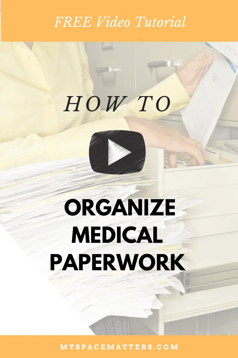 Paper Clutter How to Organize Medical Records Organize, Declutter, and Launch your
