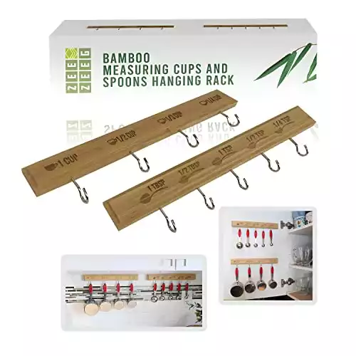 Measuring Cups and Spoons Hanging Rack