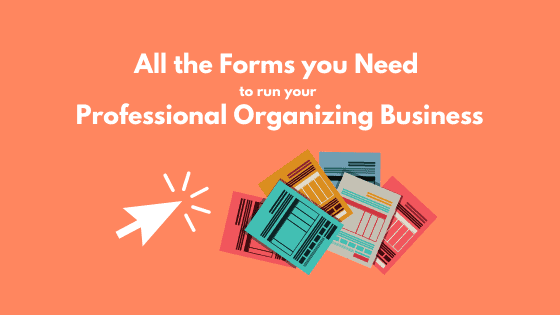 Professional Organizer documents