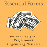 forms for professional organizers