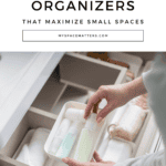 bathroom drawer organizers