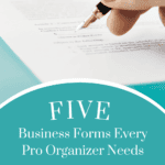 professional organizer questionnaire for clients